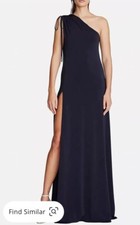 Halston heritage Women Navy jersey Gown