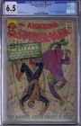 Amazing Spider-Man # 6 Marvel 1963 CGC 6.5 (FINE + ) 1st appearance the Lizard !