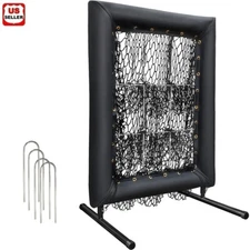 Baseball & Softball Pitchers Target | 9 Pocket Pitching Net 3 Adjustable Setting