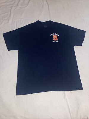 Code Navy T-Shirt 2002 SACHSE The Best In Texas Blue Size Xl