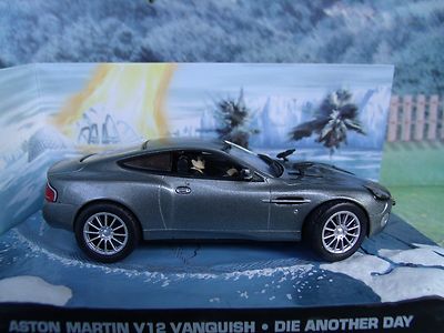 1/43  Aston Martin V12 James Bond DIE ANOTHER DAY  007 series  diorama
