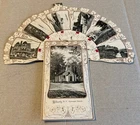 LIBERTY, SULLIVAN CO., NY ~ TOWN VIEWS IN A MECHANICAL FAN NOVELTY PC,  ~ 1910s