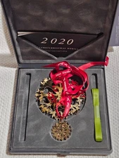 GEORG JENSEN 'Ice Flower' Christmas Mobile 2020 EXC w/ Case & Outer Box! RARE!