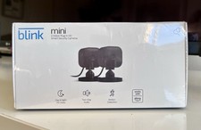 Blink Mini Indoor 1080p Wi-Fi Home Security Camera 2-Pack Black Color New Sealed