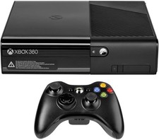Microsoft Xbox 360 E 4GB Black Console - With Additional Hard Drive included