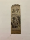 120th Ohio Infantry OVI Regiment 1891 Civil War Reunion Ribbon Smithville Ohio