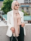 Plain Hijab Scarves & Wraps Head Accessories 170cm*70cm Chiffon Scarf for Women