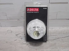 Delta Faucet Single Knob Handle Kit with Button and Set Screw Clear RP2389