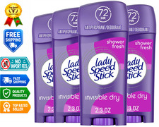 Lady Speed Stick Antiperspirant Deodorant Shower Fresh 2.3oz, 4 Pack