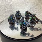 Warhammer 40k- Ork Burna Boyz 5x models painted MS62943