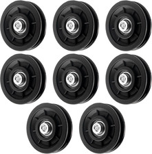 90Mm/3.5" Universal Nylon Bearing Pulley Wheel Replace for Gym Equipment Part Ca