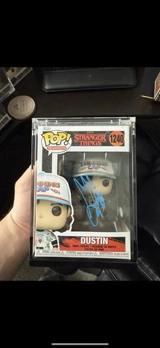 Dustin Signed Stranger Things Funko