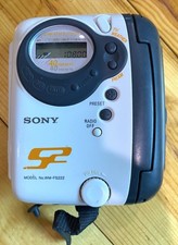Sony AM/FM S2 Sport Walkman Radio Cassette Player WM-FS222 Turns On For Parts