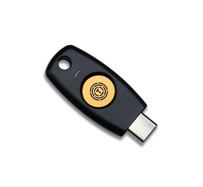 FIDO2 U2F Security Key Passkey Two-Factor Authentication (2FA) USB Key PIN+To...