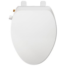 Elongated Bidet Toilet Seat   Non-Electric, Slow-Close Lid, Adjustable Wat