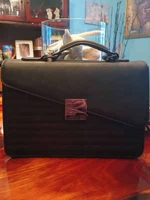 Rad Rev Black Leather Handle Purse New With Out Tags
