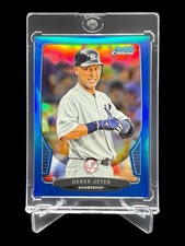 2013 Bowman Chrome DEREK JETER /250 BLUE REFRACTOR HOLO SP VARIATION 215🔥RARE🔥