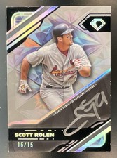 2025 Diamond Icons Scott Rolen #BPA-SR Black Polychromatink Auto Silver Ink /15