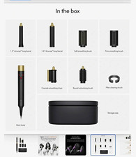 Dyson Airwrap Complete Long Hair Multi-Styler Black and Gold NEW