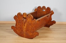 Napoleon III Carved Oak Cradle, circa 1880