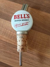 Vintage Bell’s Scotch Whisky Bottle Pourer Ceramic Pour Spout Stopper Topper