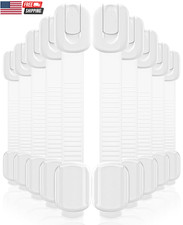 10 Pack Cabinet Locks Baby Proofing, Child Proof Cabinet Locks with 3M Adhesive
