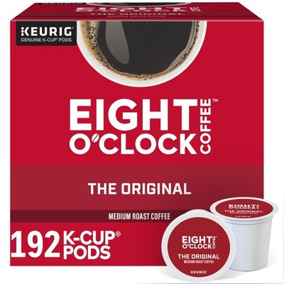Eight O Clock, The Original,  K-Cup Pods, Medium Roast Coffee, 192 Count