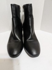Rouge Black Ankle Boots Womens Size 10M Zipper Closure