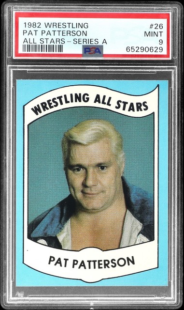 1982 WRESTLING ALL-STARS SERIES A #26 PAT PATTERSON PSA 9