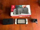 Nintendo Switch Console  - white joycons 128gb memory card
