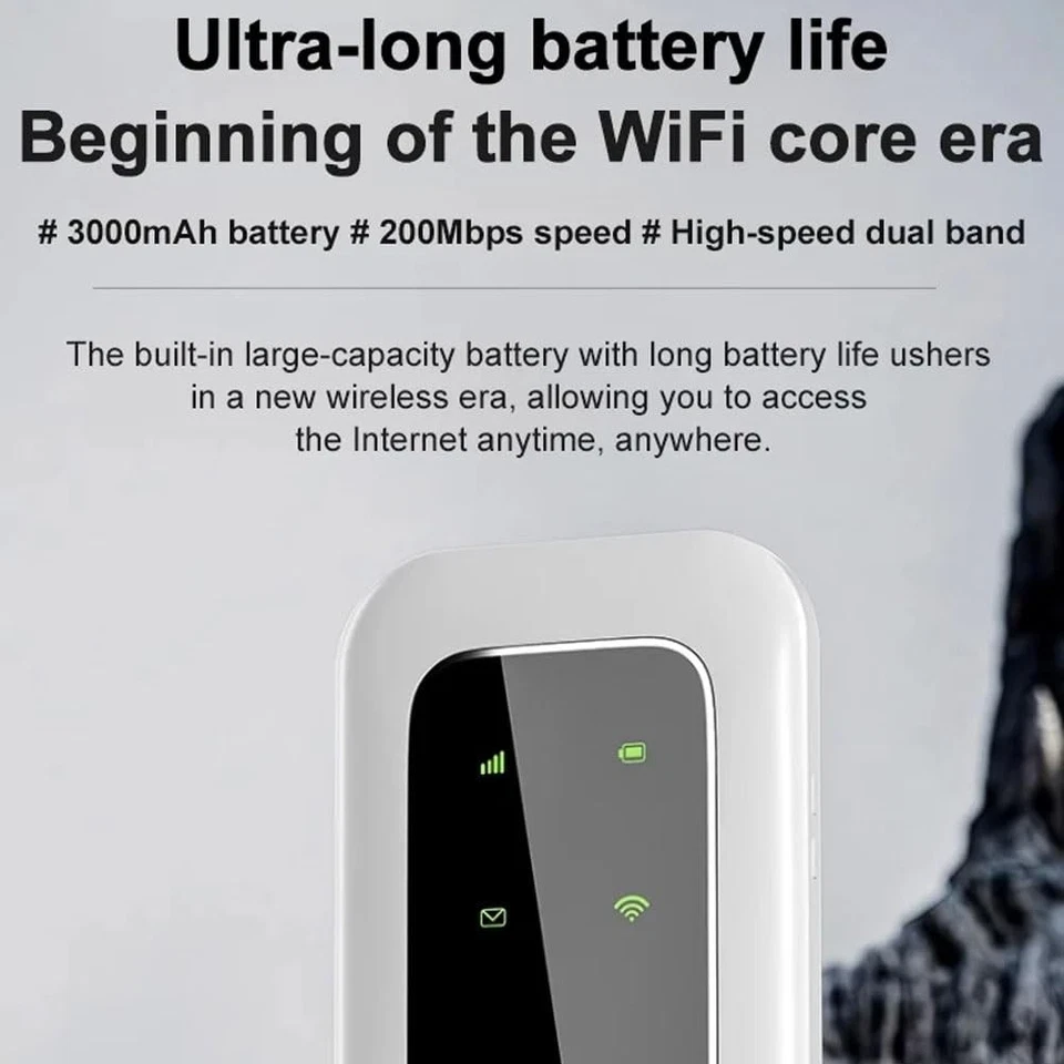 Smart Ai Travel Wifi Hotspot Portable Wireless Wifi Router Satellite Internet  - image 4 of 4