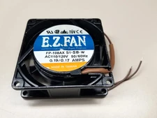 FP-108AX-S1-SB-W, EZ FAN 80mm x 80mm x 25mm 120V AC Cooling Fan ~ 23 CFM