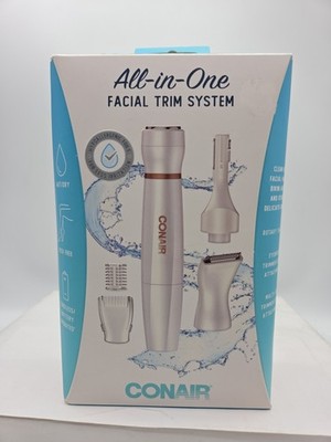 Conair All-In-One Facial Trim System Cordless - Wet/Dry New in Package