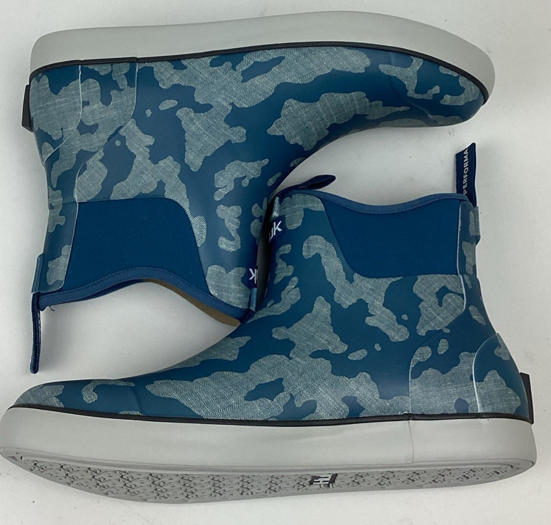 HUK Men's Rogue Wave Ankle Deck Fishing Boot Titanium Blue Sz 7,8,9,10,12,13,14 - $49.99 - Thumbnail 8