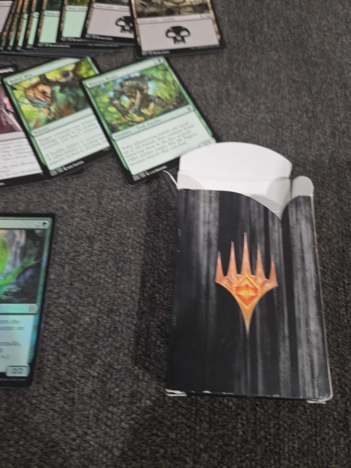 Magic The Gathering 2021 Arena Green Black Starter Deck 60 Original cards w/box  - Image 3 of 4