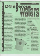 Original GameShark Dangerous Waters Newsletter / Magazine - Issue 15