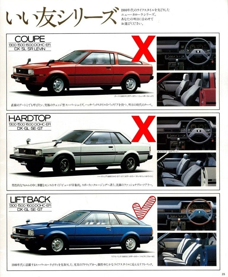 适用于 79-83 丰田卡罗拉 TE72 升降后挡风玻璃 Weatherstrip 橡胶密封圈 — 第 2/4 张图片