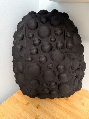 Madpax Black Textured Bubble Full Size Backpack NEW with tag