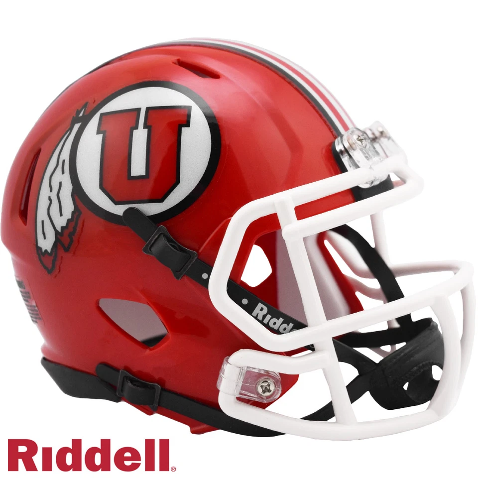 Utah Utes Helmet Riddell Replica Mini Speed Style Red - Image 1 of 1