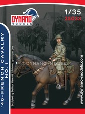 DYNAMO MODEL 35033 WWII 1940 FRENCH CAVALRY NO. 1  1 MOUNTED FIGURE 