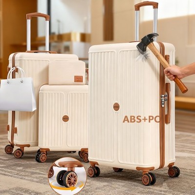 Luggage Sets 3/6 Piece, ABS+PC Hard Shell Suitcases + Wheels, TSA Lock+Carry on#