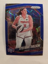 2025 Panini Prizm WNBA - Stefanie Dolson #112 Blue Velocity Prizm