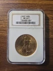 🌟 1927 $20 Gold St. Gaudens Liberty Double Eagle NGC MS63 UNC Coin
