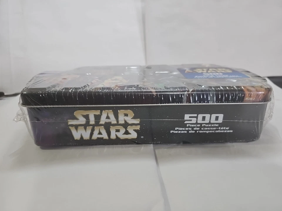 Juego de rompecabezas de 500 piezas Star Wars Villains edades 10+ caja de hojalata 2002 Hasbro nuevo Foto 2 de 4