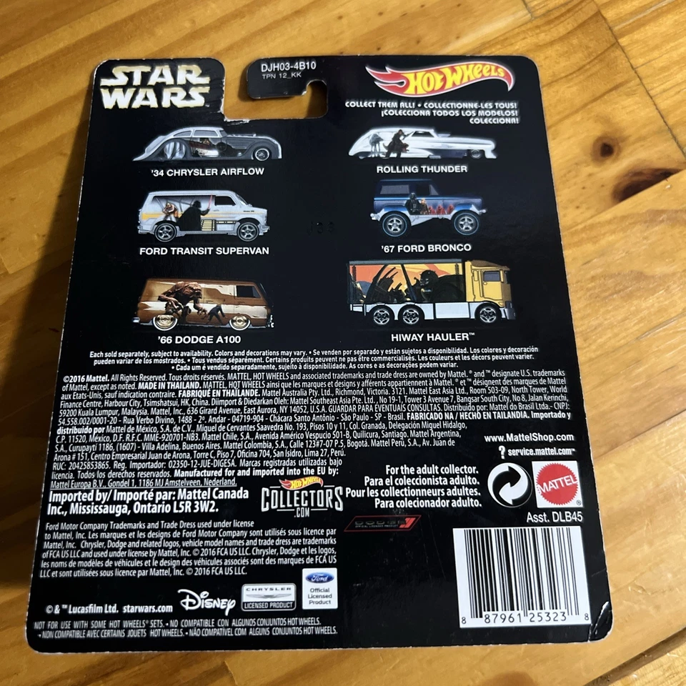 2016 Hot Wheels 星球大战 Ralph McQuarrie 银色福特 Transit Supervan 压铸 — 第 2/3 张图片