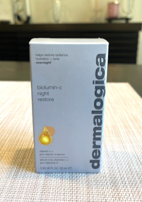 NEW - Dermalogica Biolumin-C Night Restore Serum Vitamin C + D - .85 oz. / 25 ml
