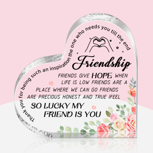 Friendship Gift for Woman Friend Sentimental Gifts Bestie Friend Rose Gifts
