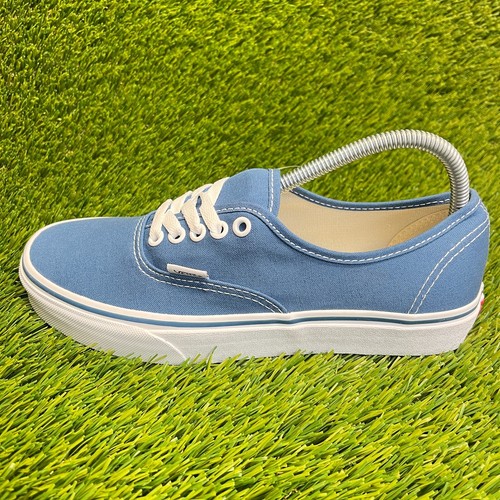 Vans Authentic Low Womens Size 9 Blue White Athletic Skate Shoes Sneakers - Picture 3 of 10