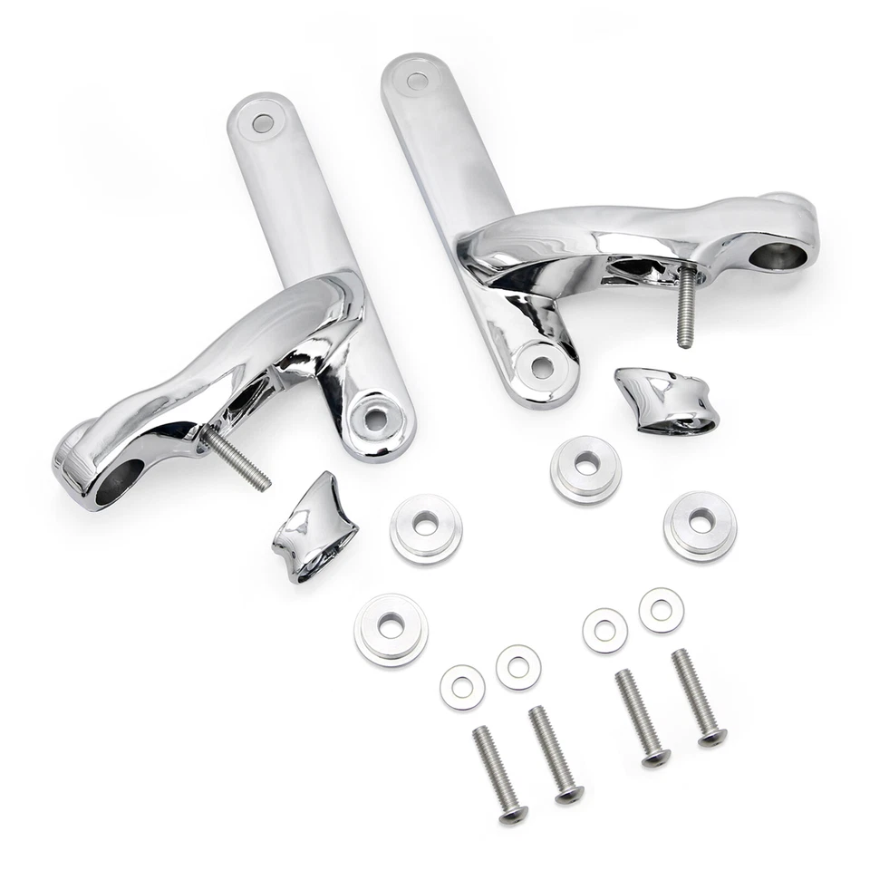 Auxiliary fog light mouting bracket for Harley TOURING 06-up street glide FLHX Foto 4 de 4