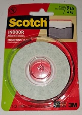 Scotch Foam Mounting Tape  1/2 inch X 75 inches - Ideal for Almost Any Surface